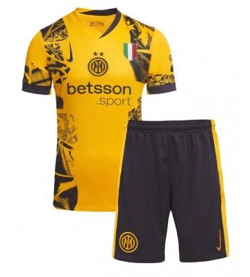 Inter Milan Tercera Equipación Niños 2024-25 Manga Corta (+ Pantalones cortos)